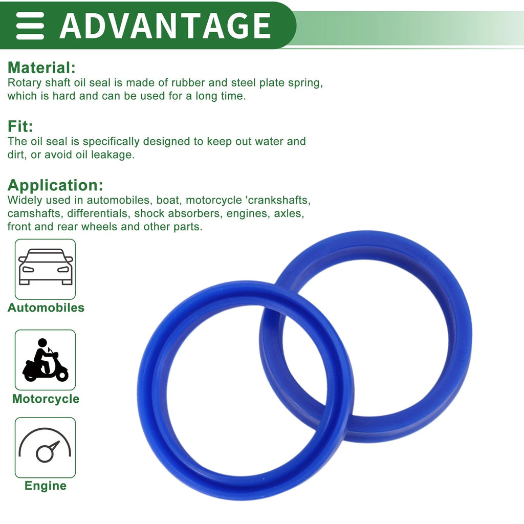 Set of 5 Oil Seal Rotary Shaft Seal 50x60x12mm High Pressure for Automotive