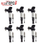 6X Ignition Coil + Spark Plug for Chevrolet Vectra 2.8L V6 (1996–2005) 12583514