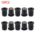 Set of 10 Panel Nuts 5mm for ATV Motorcycle Bodywork