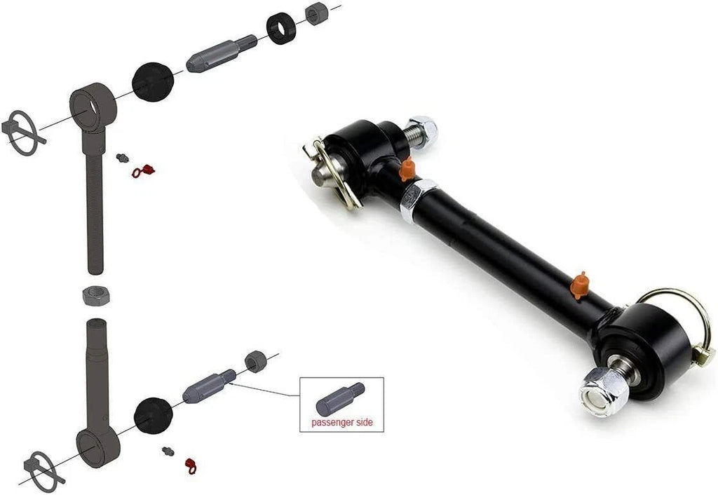 Set of 2 Front Sway Bar Links Disconnects for Jeep Wrangler JK (2007–2018)