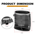 Air Box Intake Duct Tube & Clamp Assy for Yamaha Raptor 660R (2001–2005)