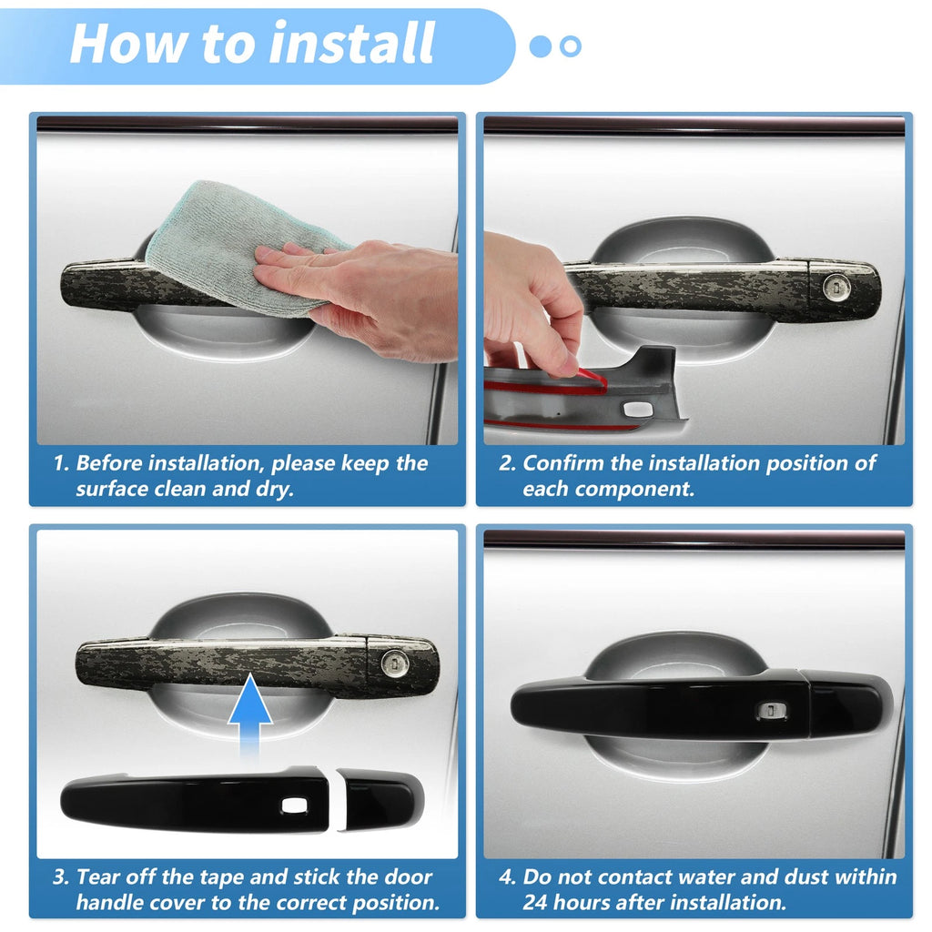 Exterior Door Handle Cover Trim for Chevy Malibu Equinox Blazer Impala (2013–2023)