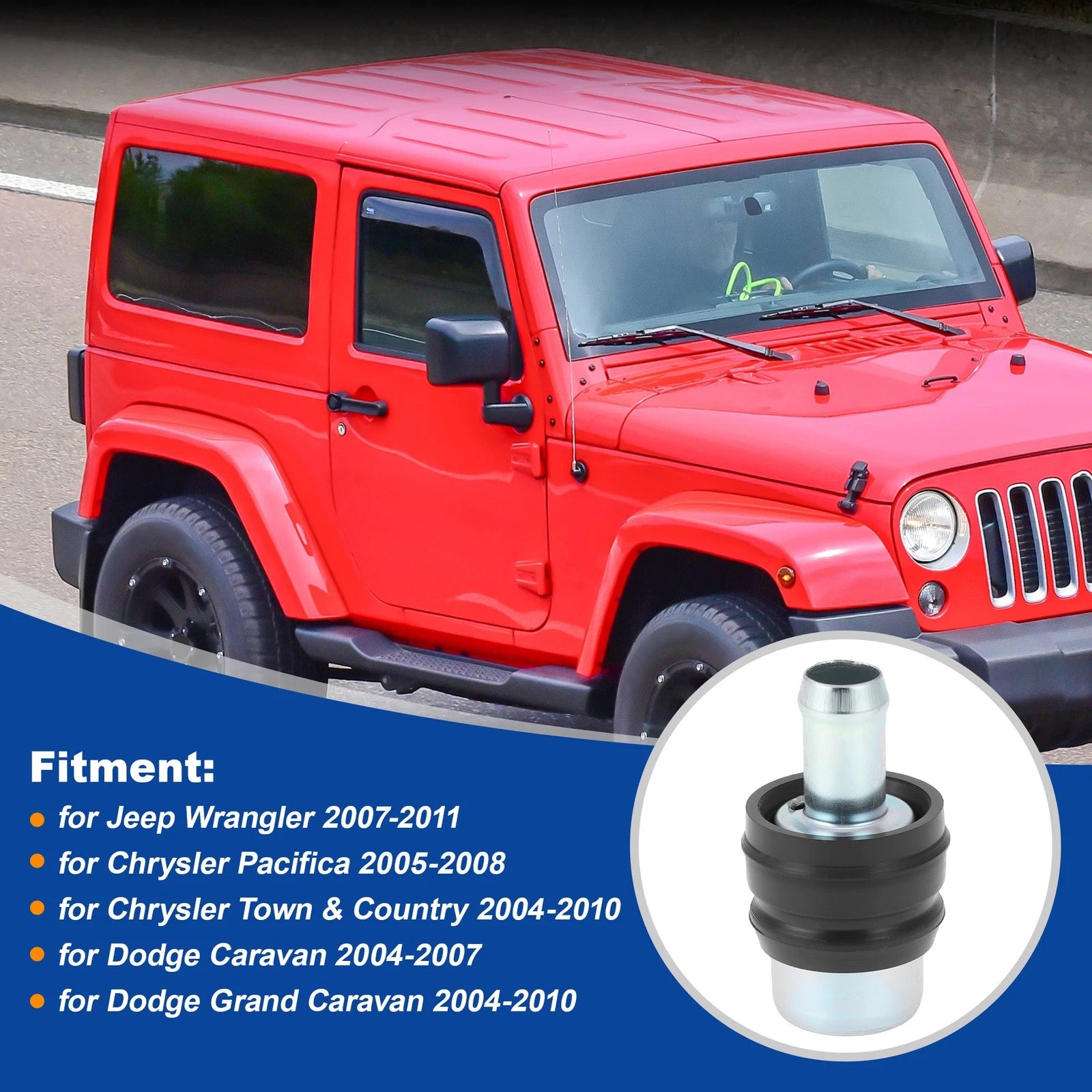 PCV Valve for Jeep Wrangler (2007–2018)