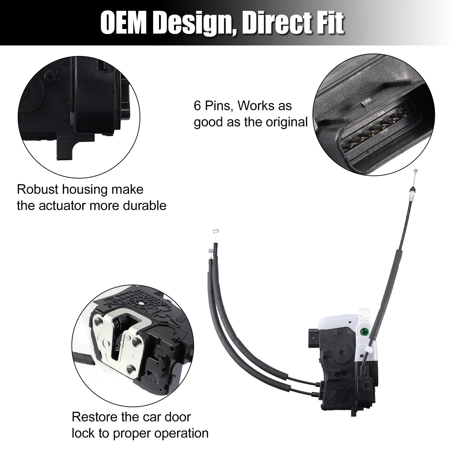Front Left Door Latch Lock Actuator for Hyundai Tucson (2011–2015) 81310-2S000