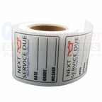 220 Pcs Oil Change Stickers 2”x 2” Service Due Labels