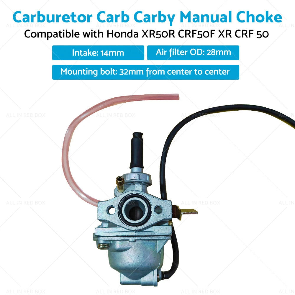 PZ14mm 32mm Carburetor for Honda XR50R CRF50F (2004–2023)