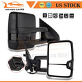 Pair of Power Heated Tow Mirrors for Silverado Sierra 1500 2500 3500