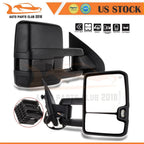 Pair of Power Heated Tow Mirrors for Silverado Sierra 1500 2500 3500