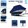 Boat Cover for Edgewater 265EX (2000–2005) Hard-Top Navy Pro