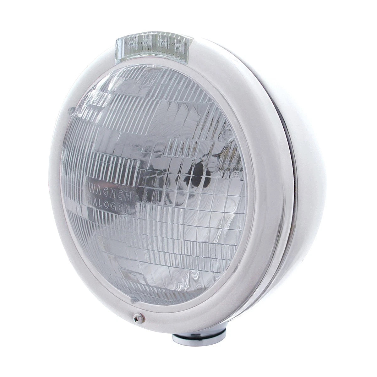 Headlight Bulb with LED Turn Signal for Chrome Classic 7 Inch (H6024)