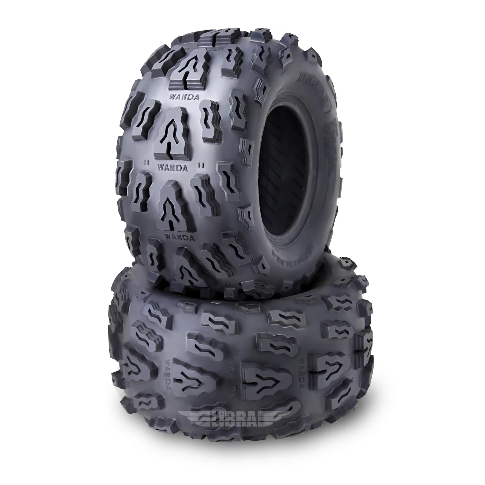 Set of 2 WANDA Sport ATV Tires 20x10-9 20x10x9 4PR Deep Tread for ATV