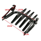 Backrest Sissy Bar Dock Hardware Luggage Rack for Harley Touring (2009-2013)