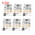 Set of 6 Carburetor Gasket Kits for Walbro K20-WAT WA WT (Husqvarna, Stihl, Echo)