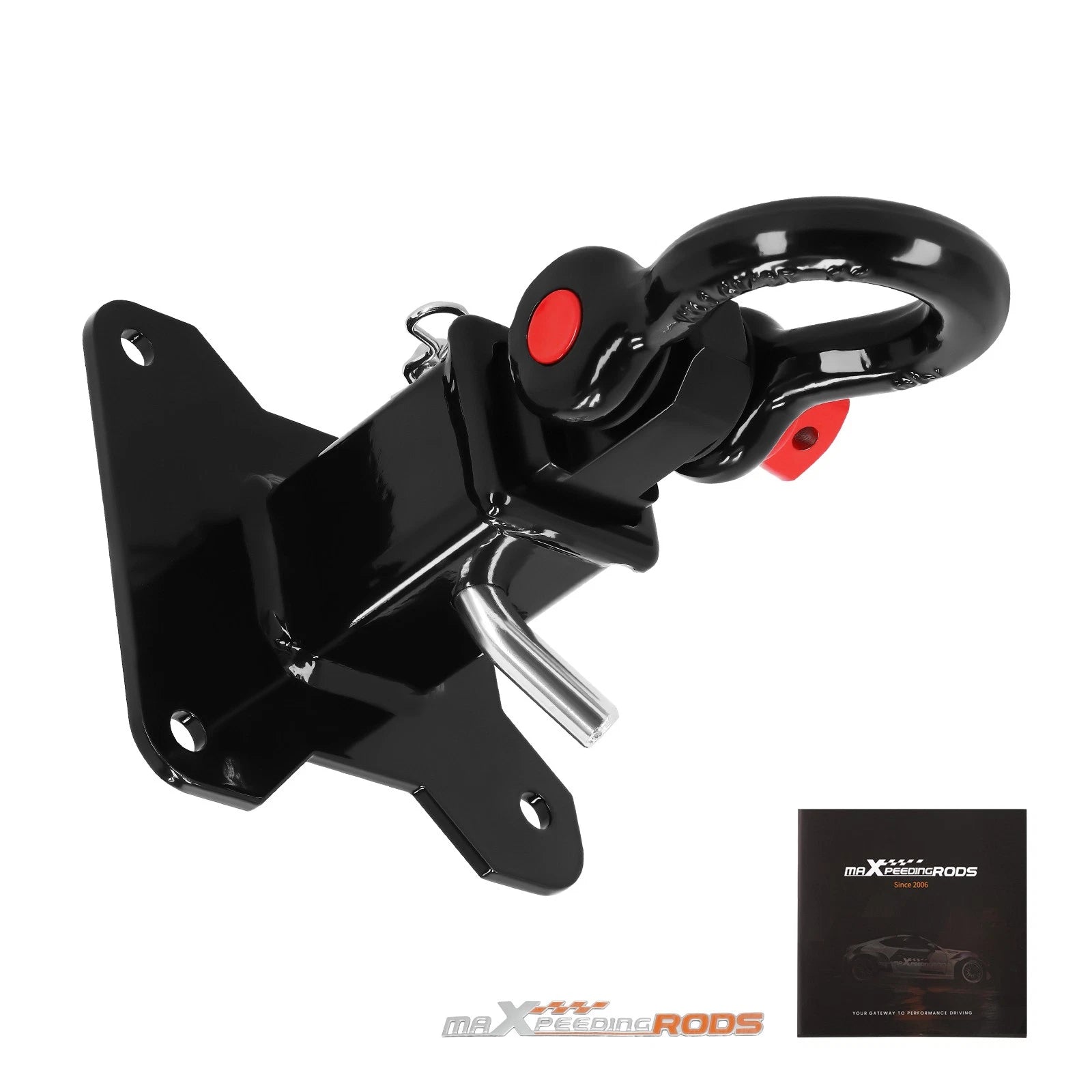 2" Trailer Hitch Receiver with 3/4" D Ring Shack for Polaris RZR XP 1000/4 (2014–2026)