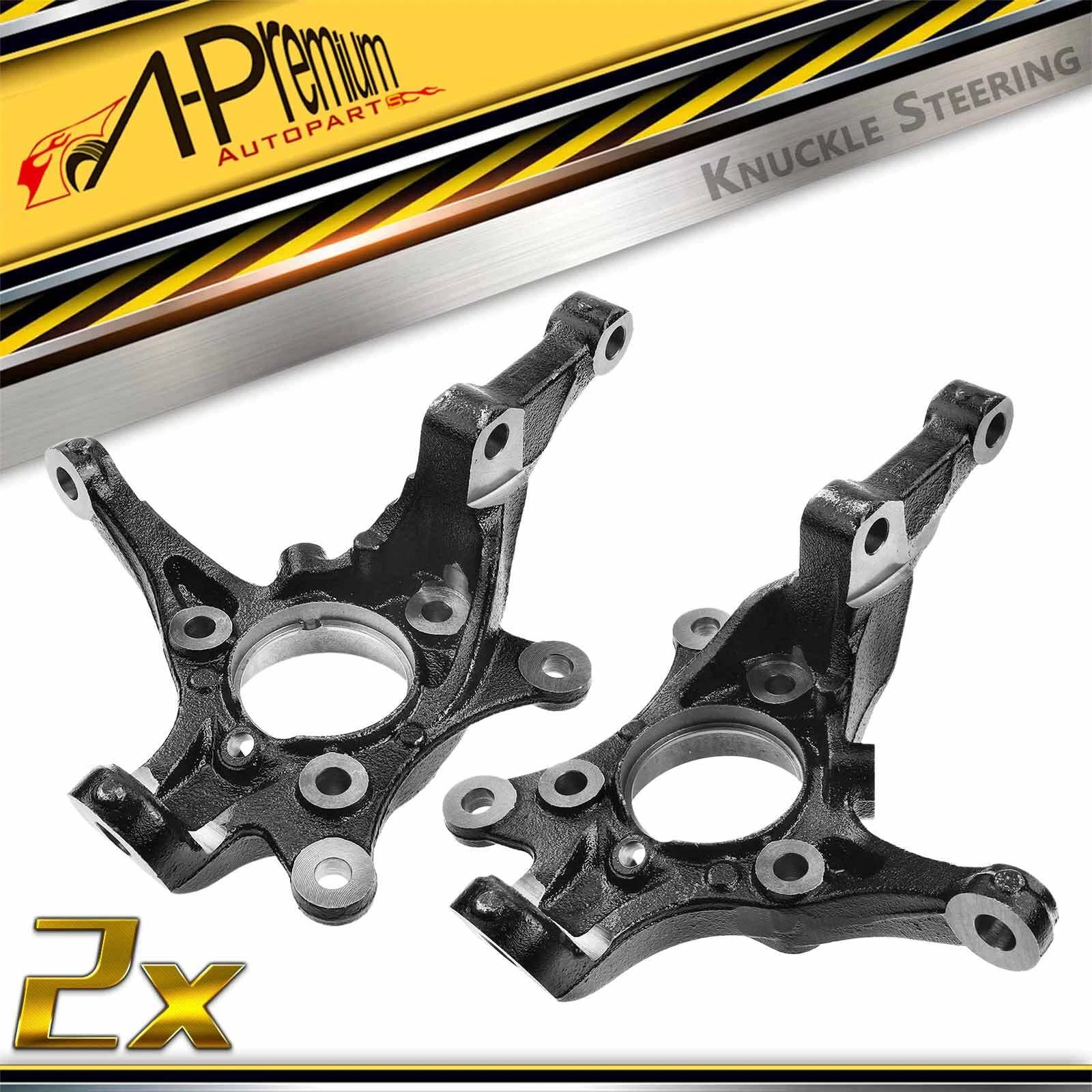 Pair Front Steering Knuckle for Hyundai Elantra GT Kia Forte (2019–2021)