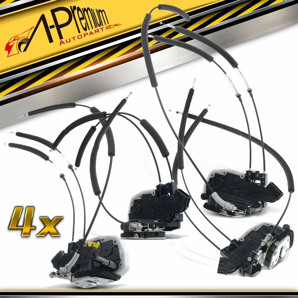 Set of 4 Door Lock Actuators for Nissan Altima (2007–2012) Sedan