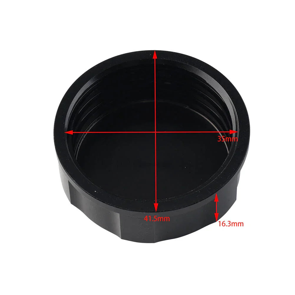 Black Rear Brake Fluid Reservoir Cover for Yamaha XSR125 XSR700 XSR155 XSR900