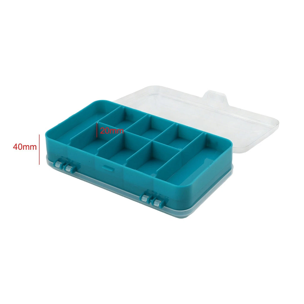Plastic Thread Bolts Screw Nuts for Tool Box Storage Case Holder (8 Slot)