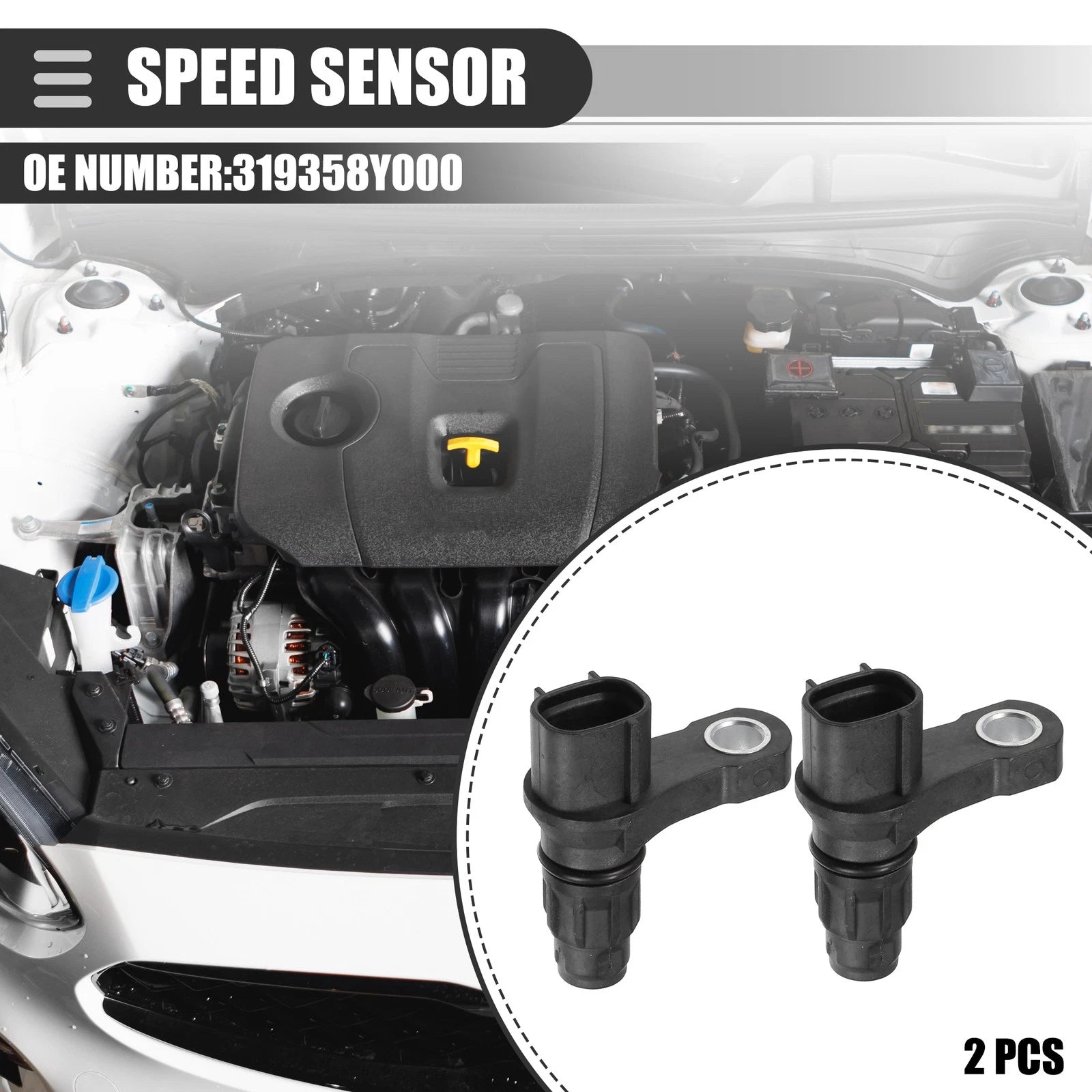 2X Transmission Vehicle Speed Sensor for Nissan Quest (2004–2009) No. 319358Y000