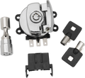 Side Hinge Ignition Switch with Fork Lock for Harley Davidson (21-0209K)