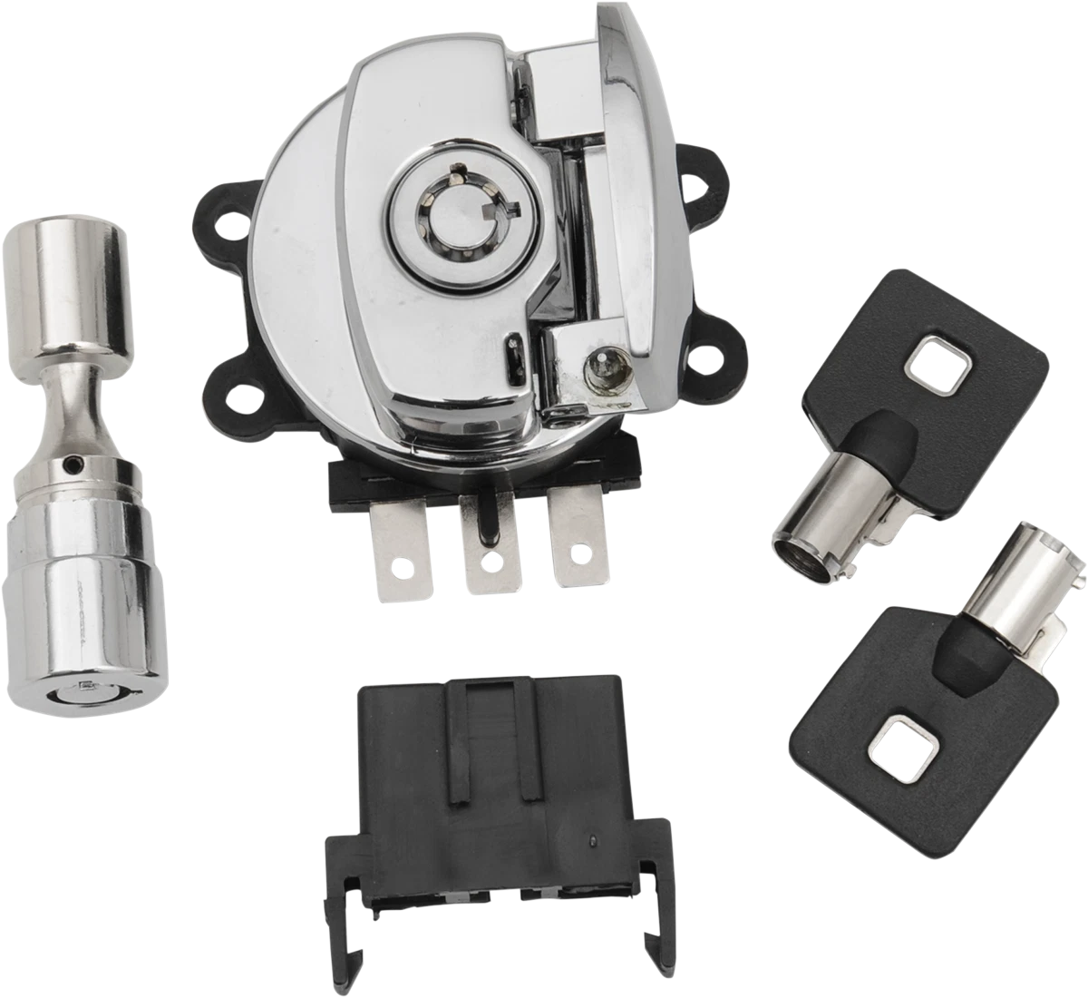 Side Hinge Ignition Switch with Fork Lock for Harley Davidson (21-0209K)