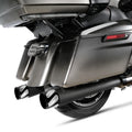 4" Slip-On Megaphone Mufflers Exhaust Pipes for Harley Electra Glide (1995–2016)
