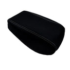 Console Lid Armrest Cover for Ford Escape (2017–2019) Gray Stitch PVC