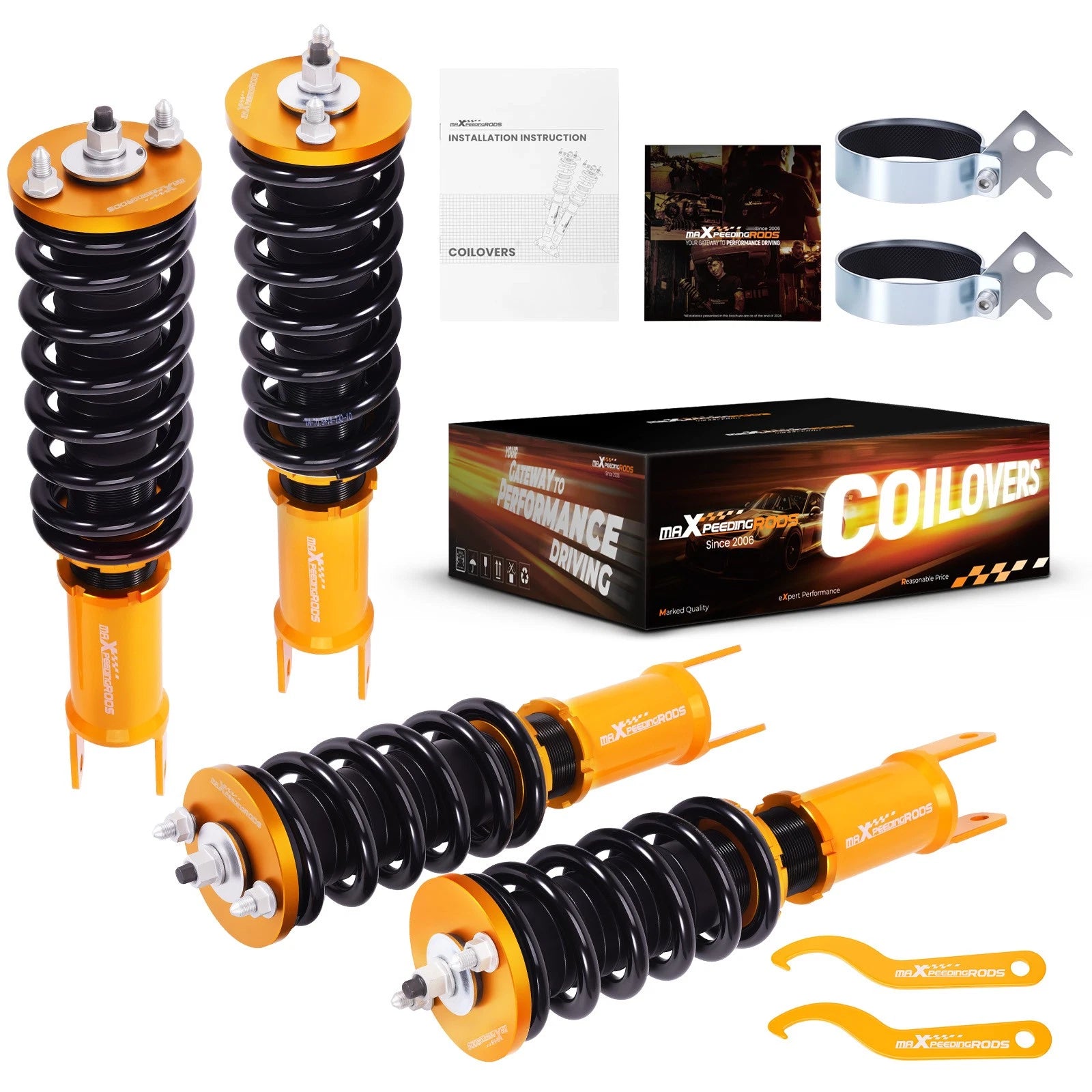 Adjustable Coilovers Kit for Honda S2000 (2000–2009)