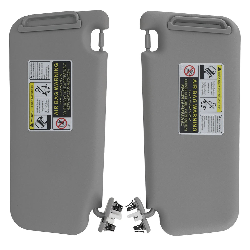 Set of 2 Gray Interior Visors for Toyota RAV4 (2006–2013)