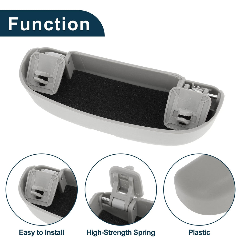 Sunglasses Case for Audi Q3 (2013–2021) Eyeglasses Holder Storage Box Grey