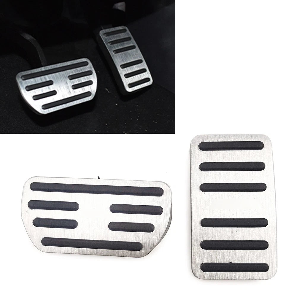 2X Stainless Steel Brake Gas Pedal Covers for Haval H2 H4 H6 M6 F5 (2014–2023)