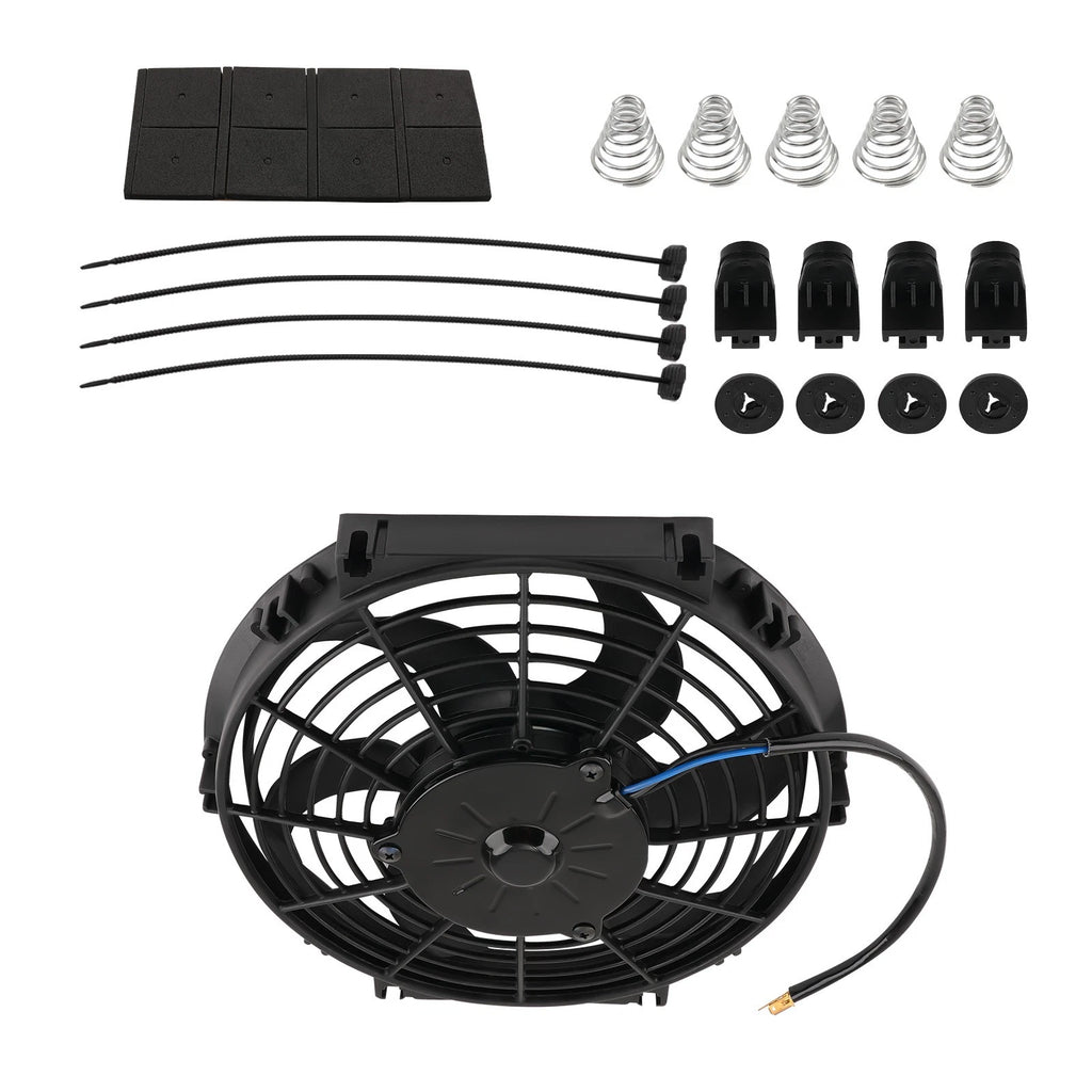 10" Electric Push-Pull Cooling Fan for Universal 12V (800–CFM, 80W) (2010–2025)