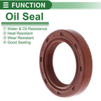 Set of 5 Oil Seal Rotary Shaft Seal FKM Rubber 27x40x7mm