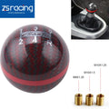 Carbon Fiber Racing Gear Shift Knob for Universal Fit