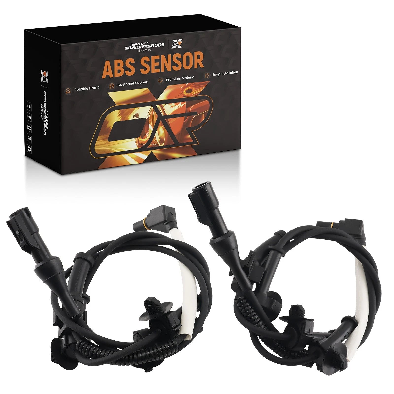 2X ABS Wheel Speed Sensor Front for Ford Explorer Sport Trac (2001–2005) BRAB115