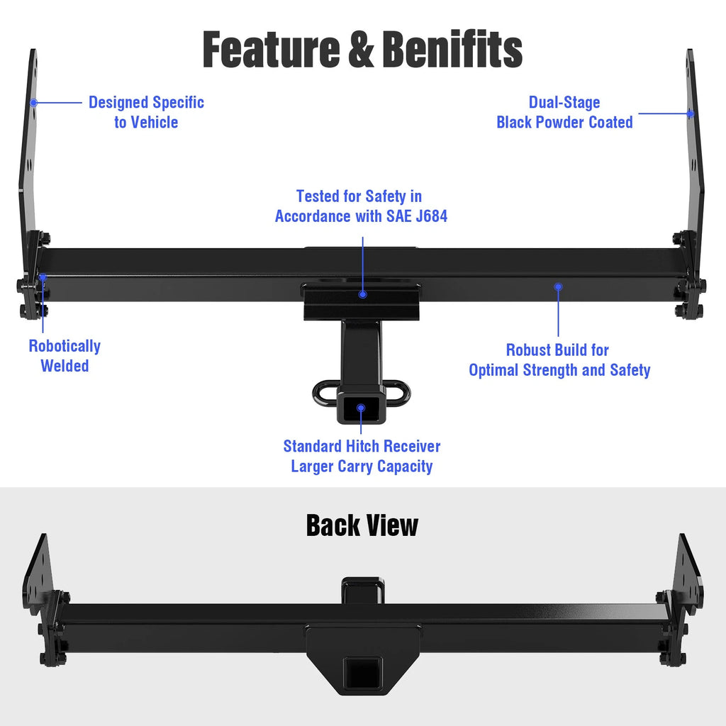 Towing Hitch Receiver Class 3 for Isuzu Hombre (1996-2020)