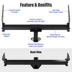 Towing Hitch Receiver Class 3 for Isuzu Hombre (1996-2020)