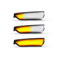 2x Clear Side Wing Mirror Turn Signal Lights for Chrysler 300 (2011–2023)