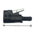 Fuel Line Connector Set of 2 for Mercury Tank Side (22-13563A6, 22-13563A7, 18-8091)