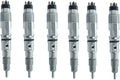 Set of 6 Fuel Injectors 65.10401-7001C 0445120040 for Daewoo Doosan DL08 DX300 DX340