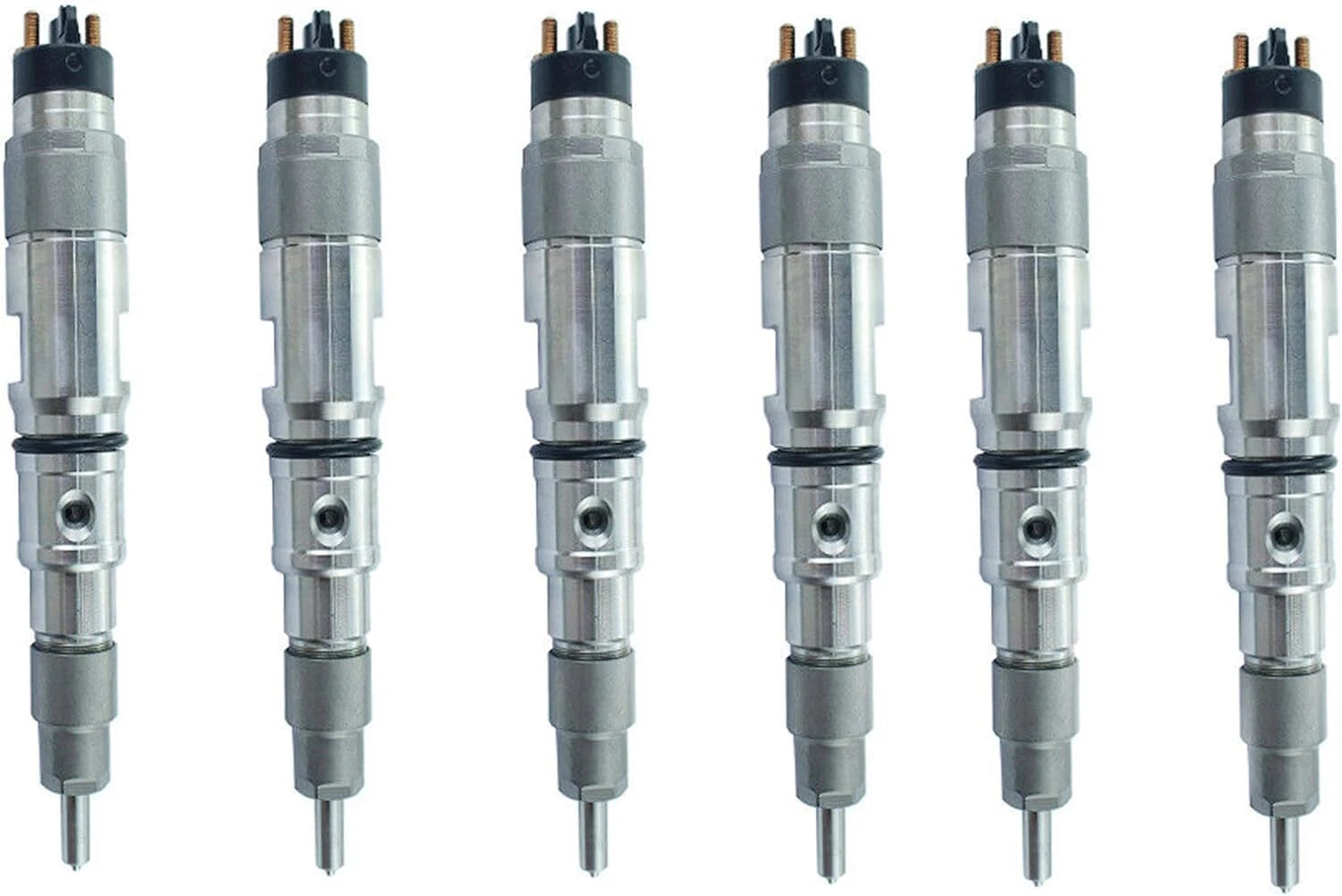 Set of 6 Fuel Injectors 65.10401-7001C 0445120040 for Daewoo Doosan DL08 DX300 DX340