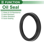Set of 5 Oil Seal Rotary Shaft Seal NBR Rubber 40x48x5mm