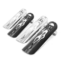2X 9" Flame Exhaust Pipe Heat Shield for Harley Kawasaki