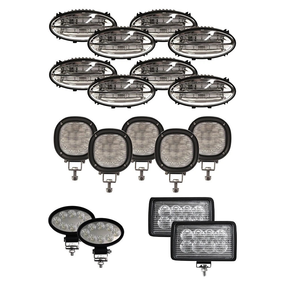 LED Flood Beam Light Kit for CIH Combines (Pkg. of 17)