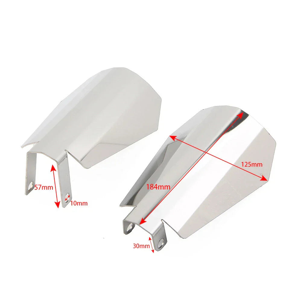Chrome Hand Guards for Harley Touring Road Street Electra Glide FLHT FLHR