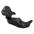Driver Passenger Seat Backrest Pad for Harley Touring Road Glide (2014-2023)