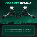 2X Control Arm Ball Joint Assembly for Honda Civic (2006–2011)