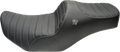 Chariot Seat for Harley FLH/FLT (2009–2023) - Silver Classic Stitch