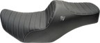 Chariot Seat for Harley FLH/FLT (2009–2023) - Silver Classic Stitch