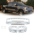 Steel Split Front Bumper for Ford F250 F350 (2017â2019) Chrome Durable